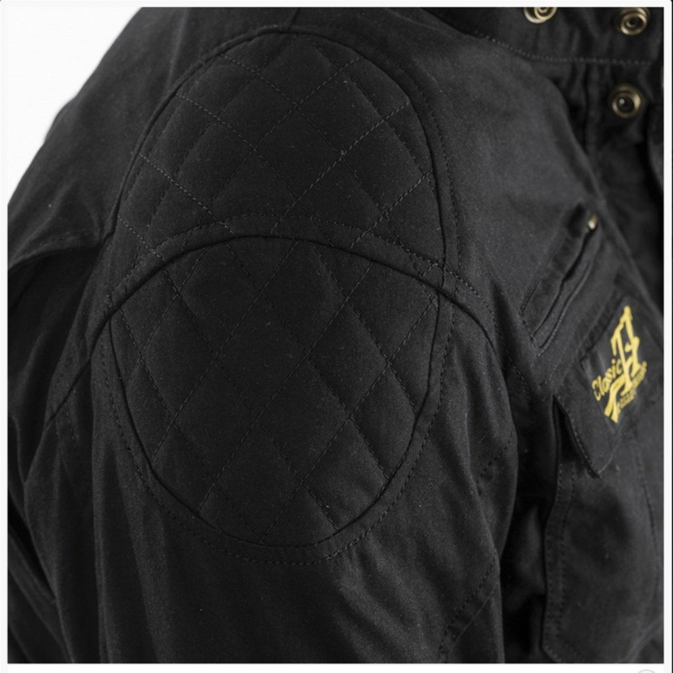 Мотокуртка чоловіча RST Classic TT Wax Short III CE Mens Textile Jacket Black