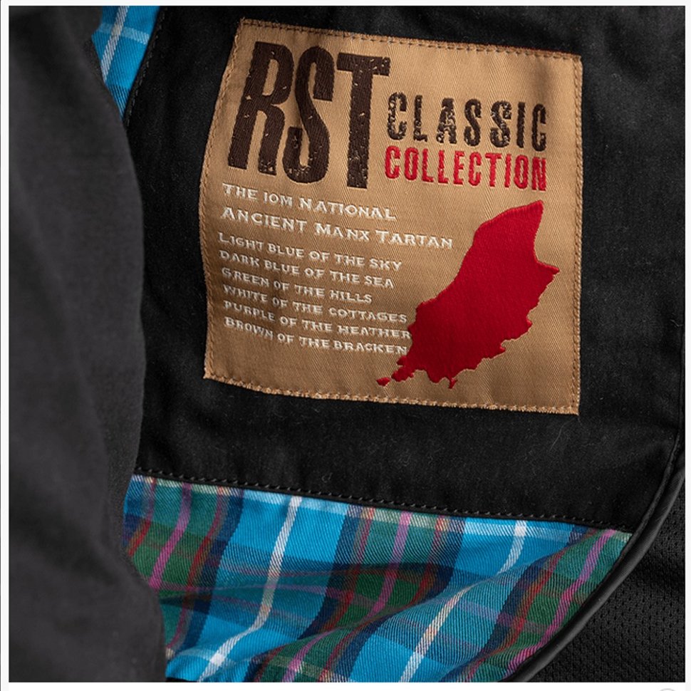 Мотокуртка чоловіча RST Classic TT Wax Short III CE Mens Textile Jacket Black
