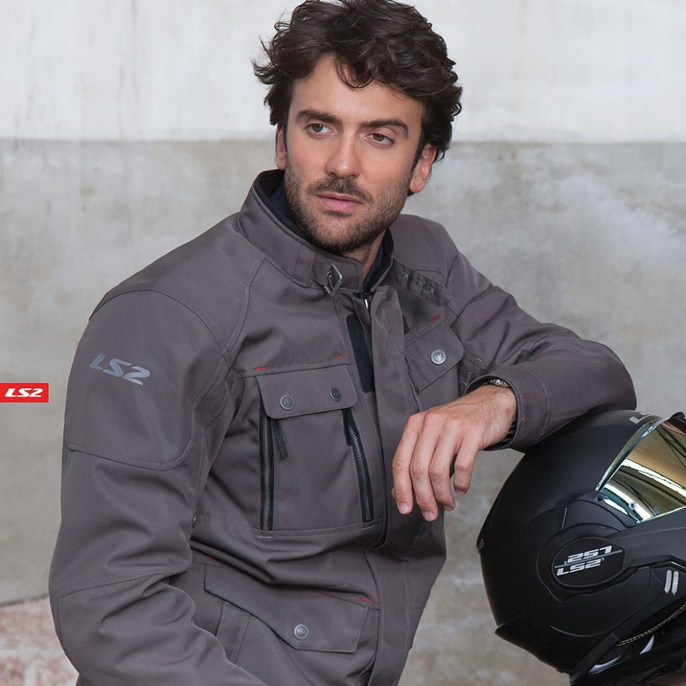 Мотокуртка LS2 Bond Man Jacket Smoke