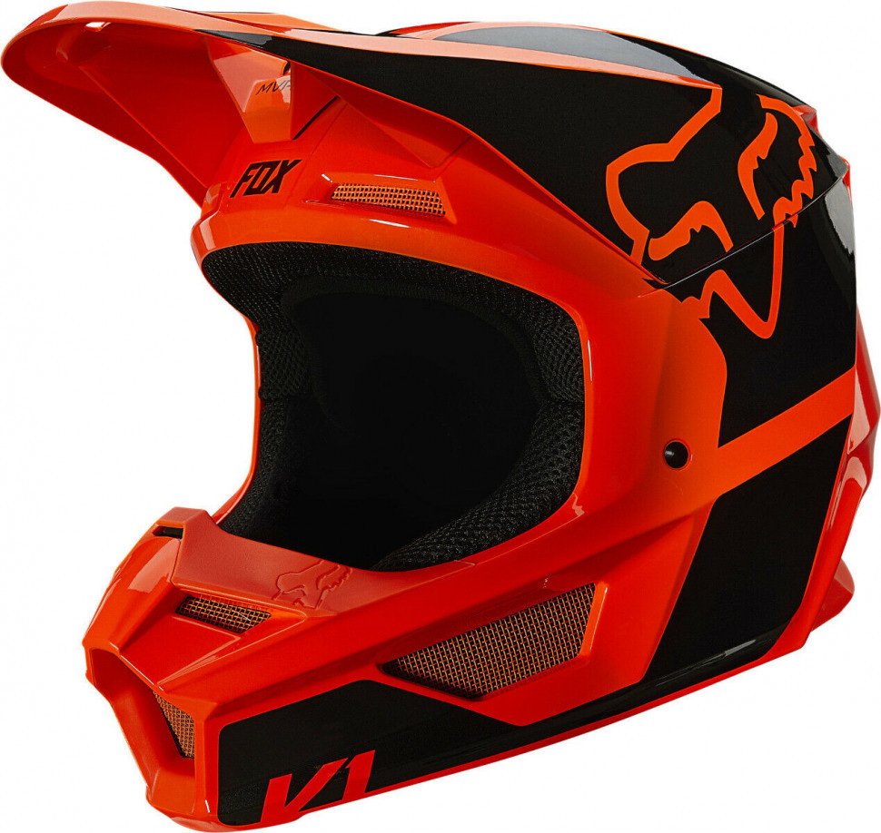 Детский мотошлем FOX YTH V1 Mips Revn Helmet Flo Orange
