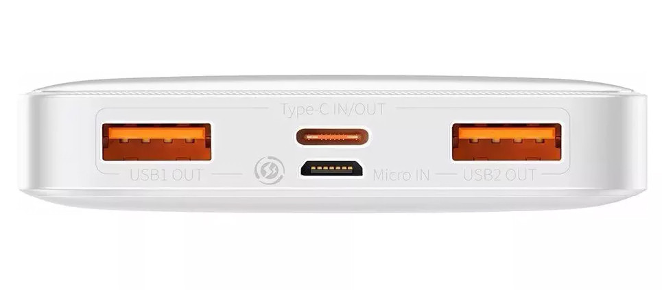 Зовнішній акумулятор Baseus Bipow Digital Display 10000mAh 20W White (PPDML-L02)