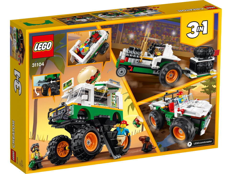 Конструктор Lego Creator: грузовик «Монстрбургер» (31104)