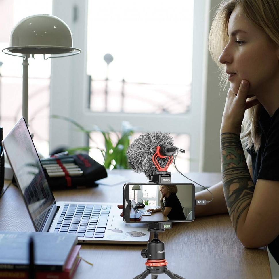 Адаптер Boya BY-K2 c 3.5 мм на USB Type-C