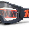 Мото очки 100% Accuri OTG Gunmetal Clear Lens (50204-025-02)