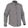Моторубашка Oxford Kickback Shirt Checker Brown /Khaki /White