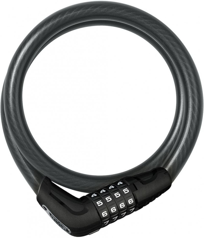 Трос протиугінний прямий ABUS 5412C /85 Numerino Black (165641)