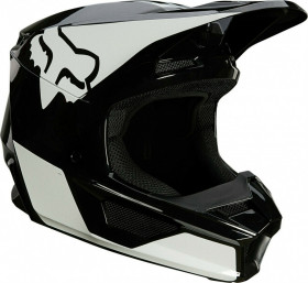 Детский мотошлем FOX YTH V1 Mips Revn Helmet Black/White