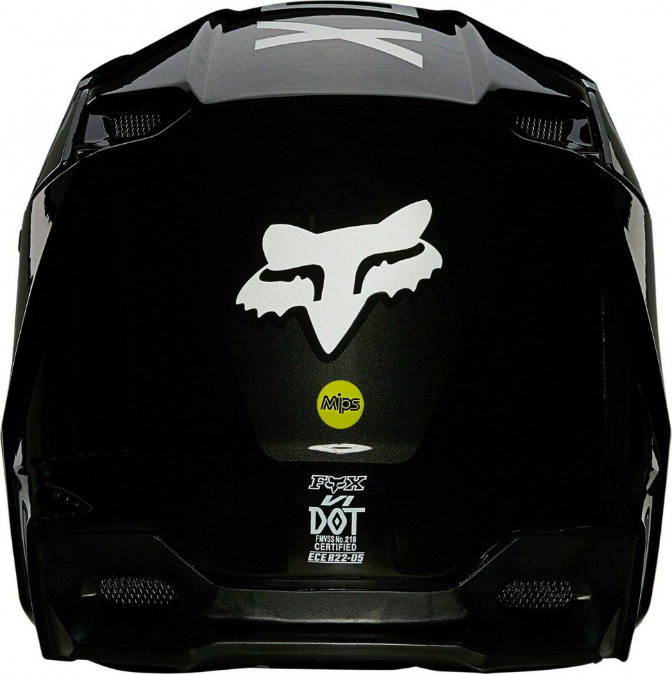 Детский мотошлем FOX YTH V1 Mips Revn Helmet Black/White