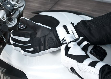 Мотоперчатки женские Shima Caldera White/Black