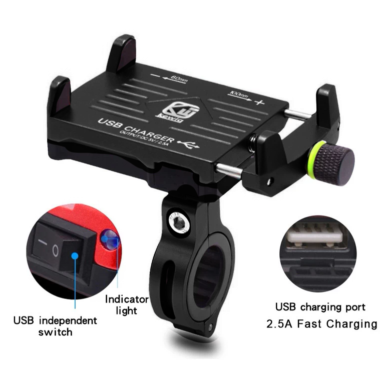 Держатель для телефона Motorace MDT-006 Black