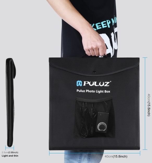 Фотобокс с подсветкой Puluz PU5040EU LED 40x40x40 см.