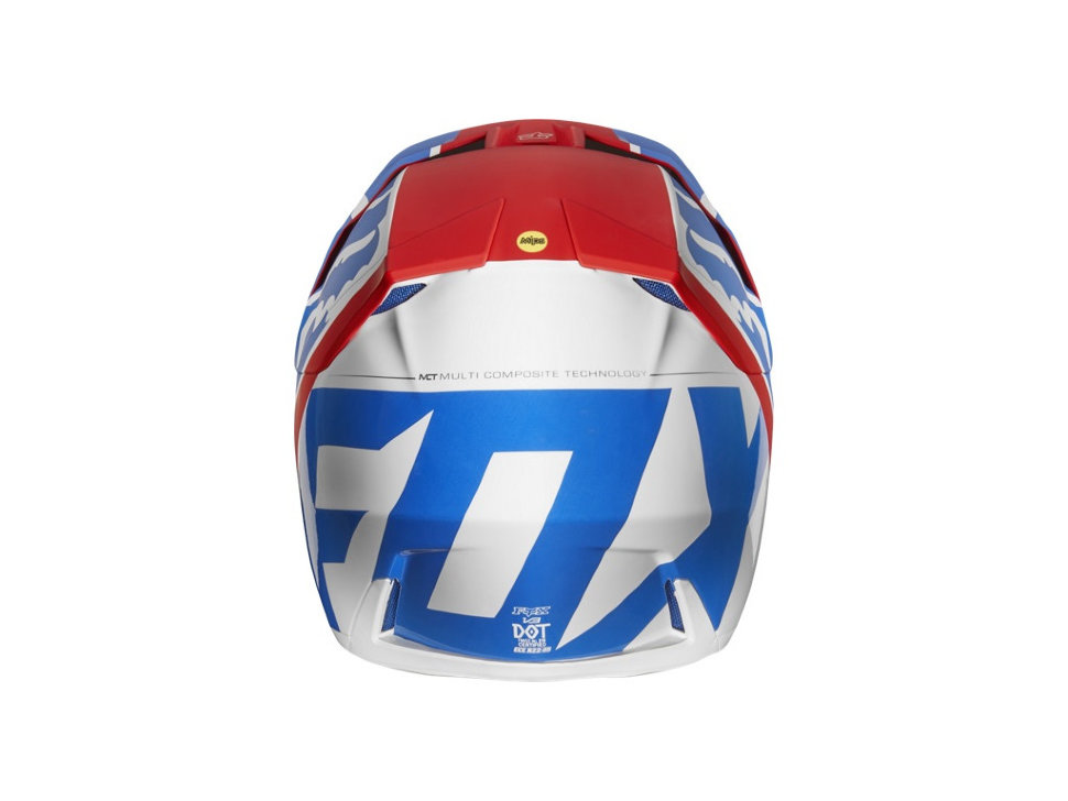Мотошлем Fox V3 Kila Helmet ECE Blue/Red