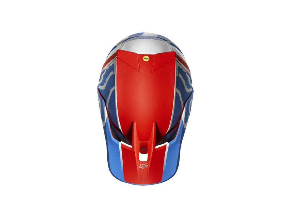 Мотошлем Fox V3 Kila Helmet ECE Blue/Red
