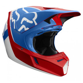 Мотошлем Fox V3 Kila Helmet ECE Blue /Red