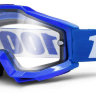 Мото очки 100% Accuri OTG Reflex Blue Clear Lens (50204-002-02)