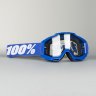 Мото очки 100% Accuri OTG Reflex Blue Clear Lens (50204-002-02)