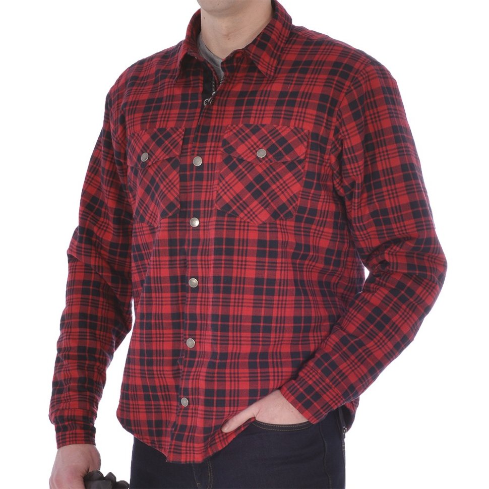 Моторубашка Oxford Kickback Shirt Checker Red /Black