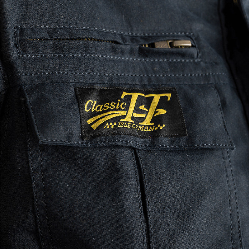 Мотокуртка чоловіча RST Classic TT Wax Short III CE Mens Textile Jacket Navy