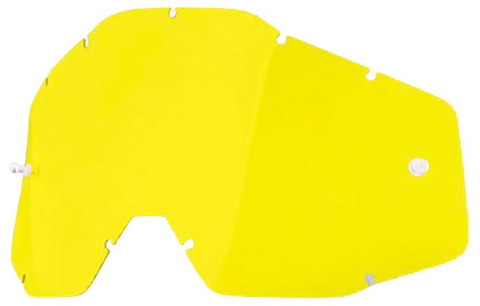 Линза к очкам Ride 100% Racecraft/Accuri/Strata Replacement Lens Anti-Fog Yellow (51001-004-02)