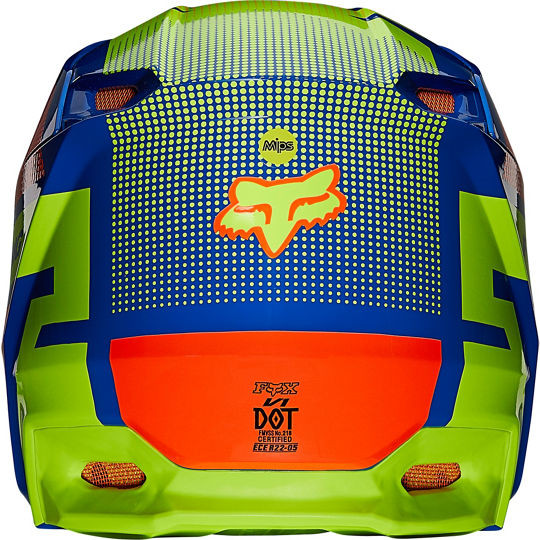 Детский мотошлем FOX YTH V1 Oktiv Helmet Blue