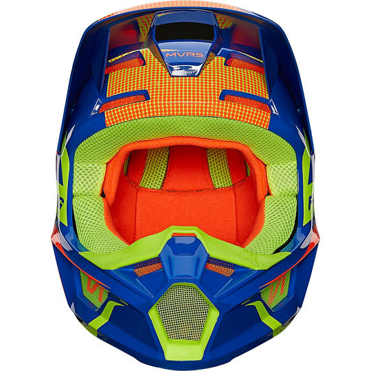 Детский мотошлем FOX YTH V1 Oktiv Helmet Blue