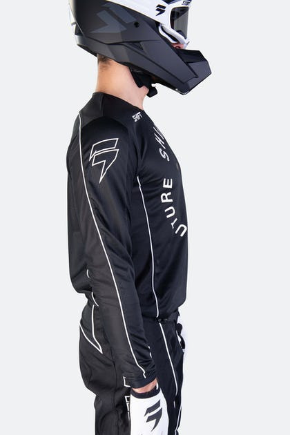 Мото джерси Shift Whit3 Vega Jersey Le Black/Gold
