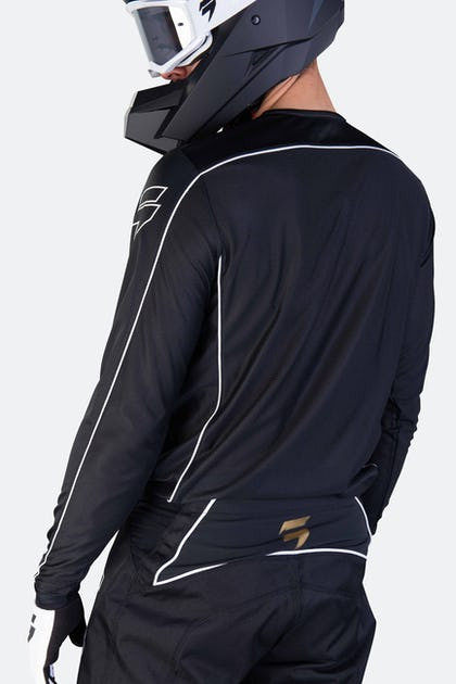 Мото джерси Shift Whit3 Vega Jersey Le Black/Gold