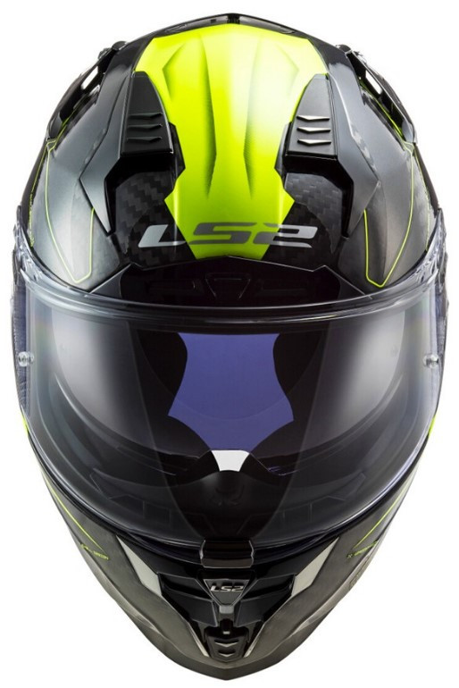 Мотошлем LS2 FF327 Challenger CT2 Fold Gloss H-V Yellow