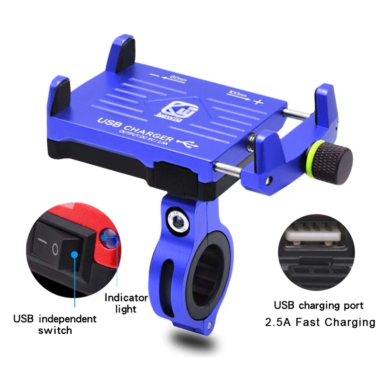 Держатель для телефона Motorace MDT-006 Blue