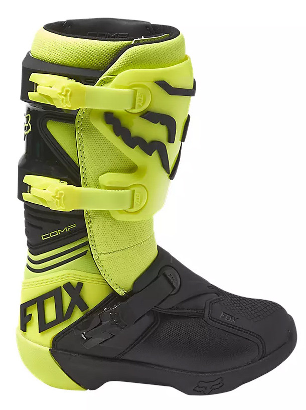 Мотоботы детские FOX Comp Youth Boot Flo Yellow
