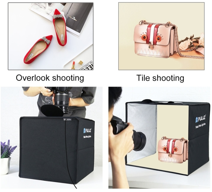 Фотобокс с подсветкой Puluz PU5041B 40x40x40 см.