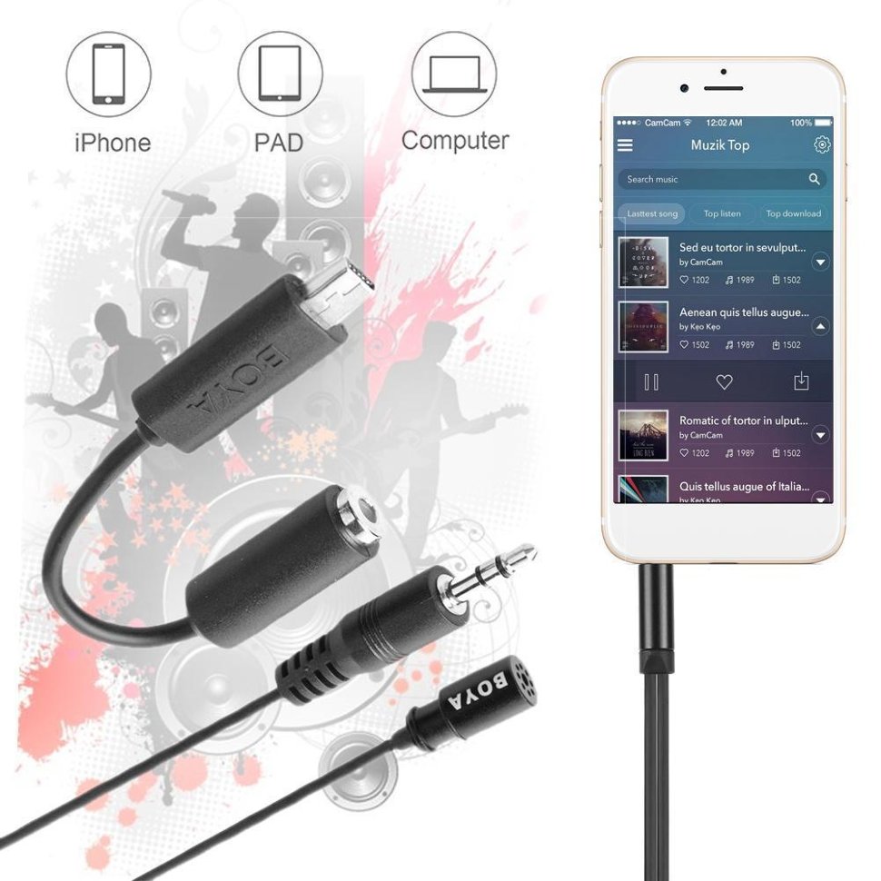 Микрофон Boya BY-LM20