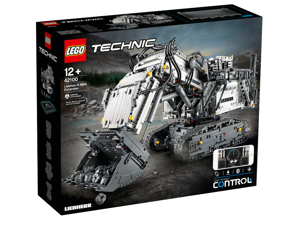 Конструктор Lego Technic: экскаватор Liebherr R 9800 (42100)