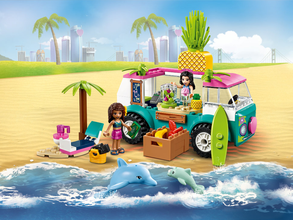 Конструктор Lego Friends: фургон-бар для приготовления сока (41397)