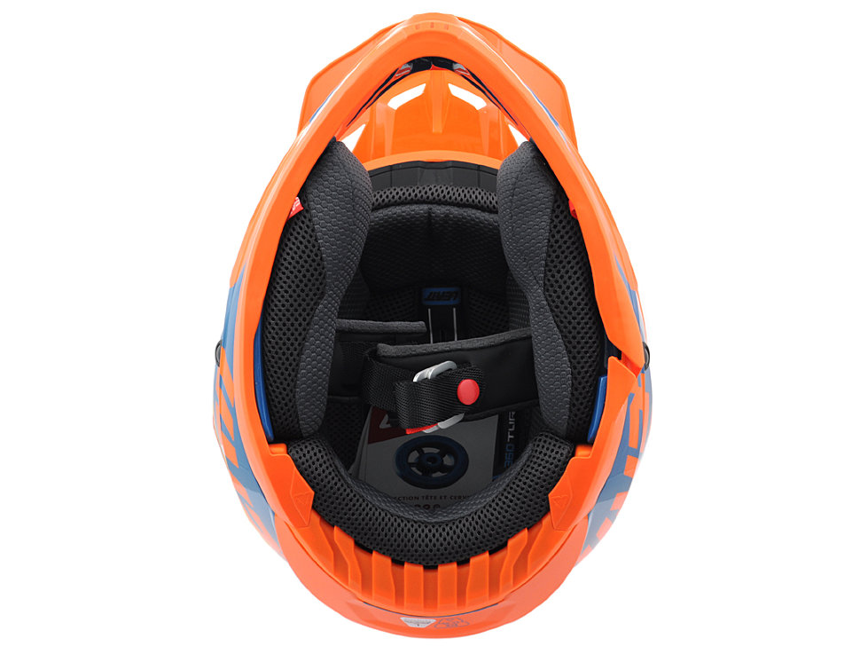 Мотошлем Leatt GPX 4.5 V20 ECE Orange/Denim