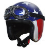 Мотошлем LS2 OF583 Easy Rider Blue /Red /White