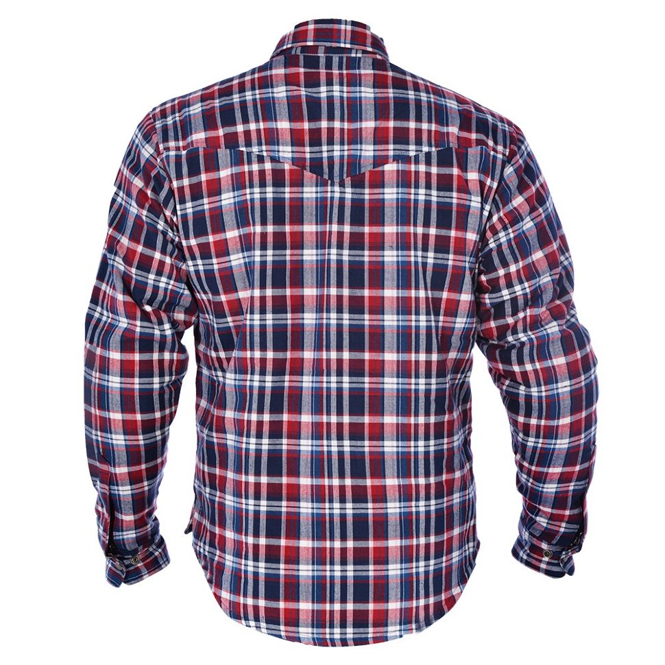 Моторубашка Oxford Kickback Shirt Checker Red/Blue