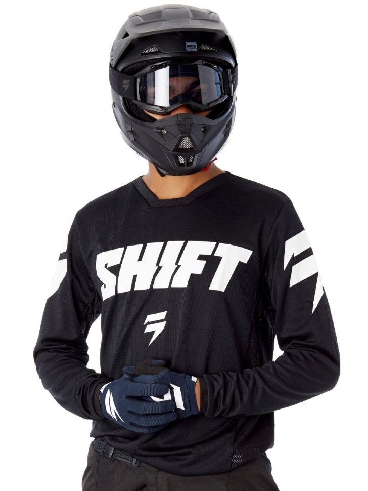 Мото джерси Shift Whit3 Ninety Seven Jersey Black