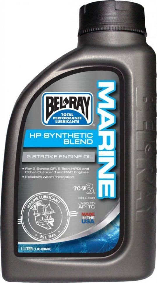 Моторне масло Bel-Ray Marine HP Syn Blend 2T 1л