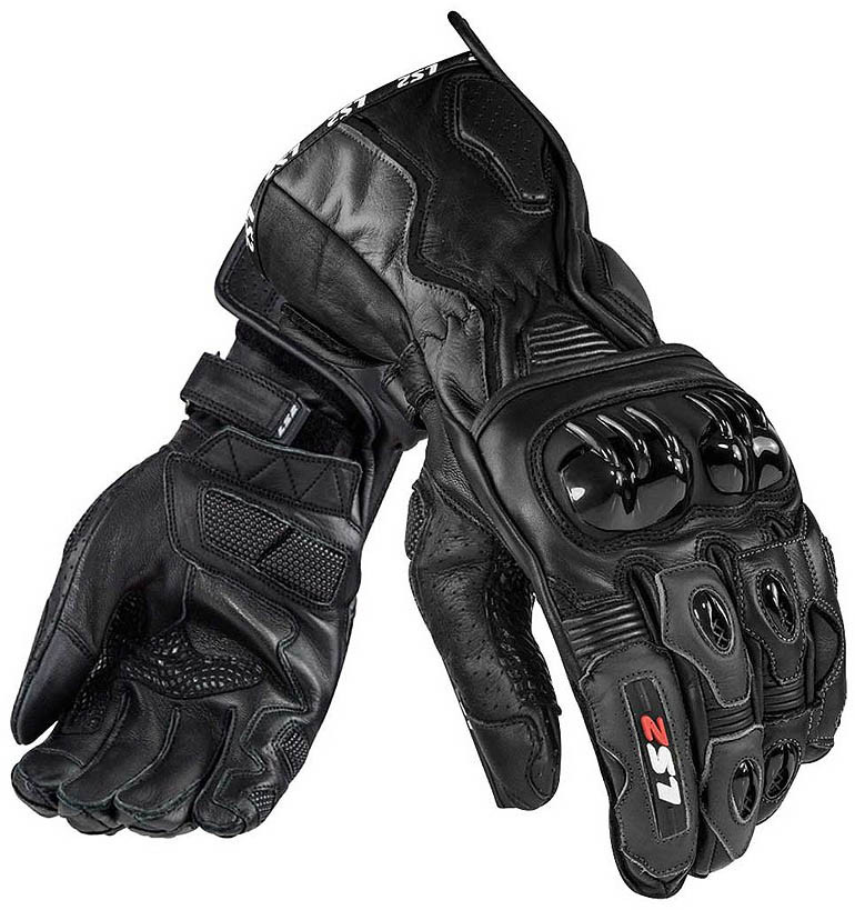 Мотоперчатки чоловічі LS2 Swift Racing Gloves Black