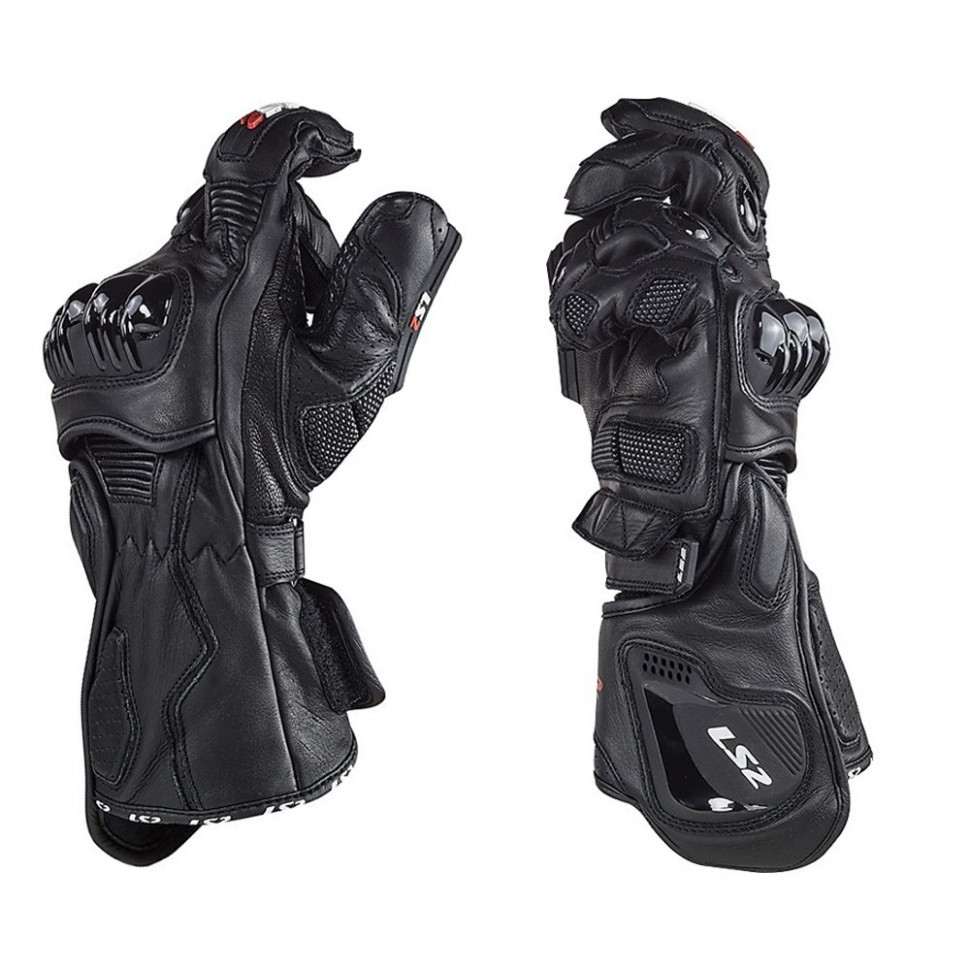 Мотоперчатки чоловічі LS2 Swift Racing Gloves Black