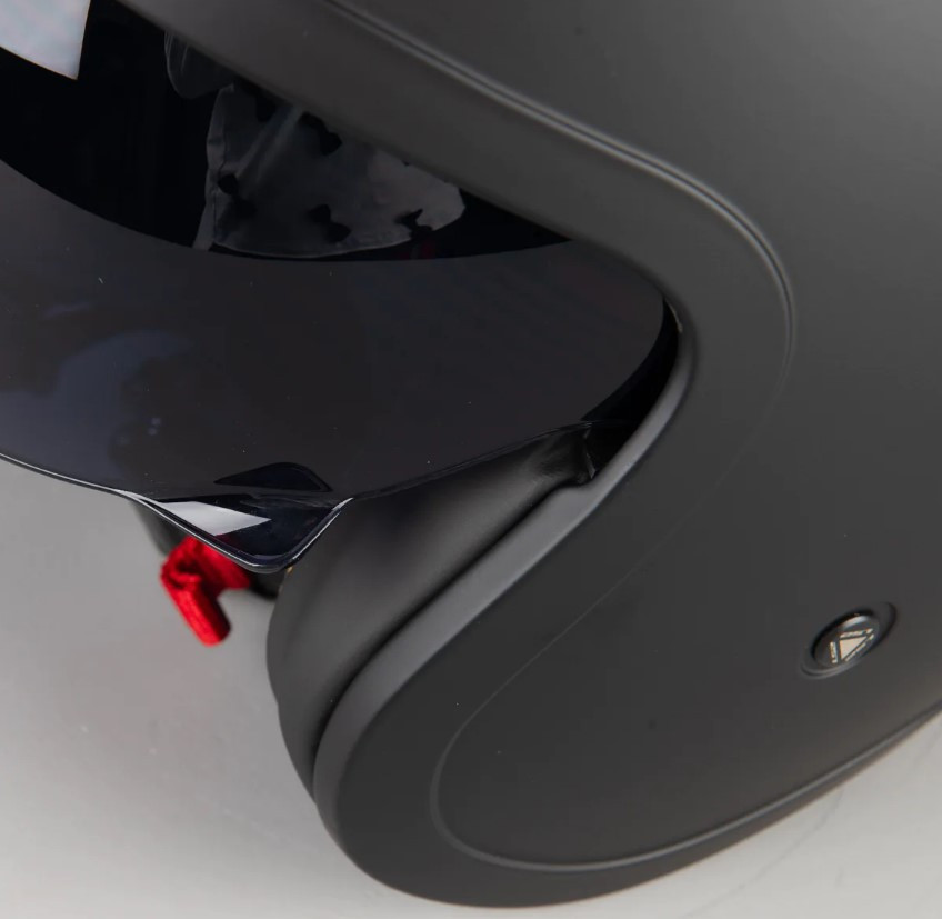 Мотошлем LS2 OF599 Spitfire Single Mono Matt Black