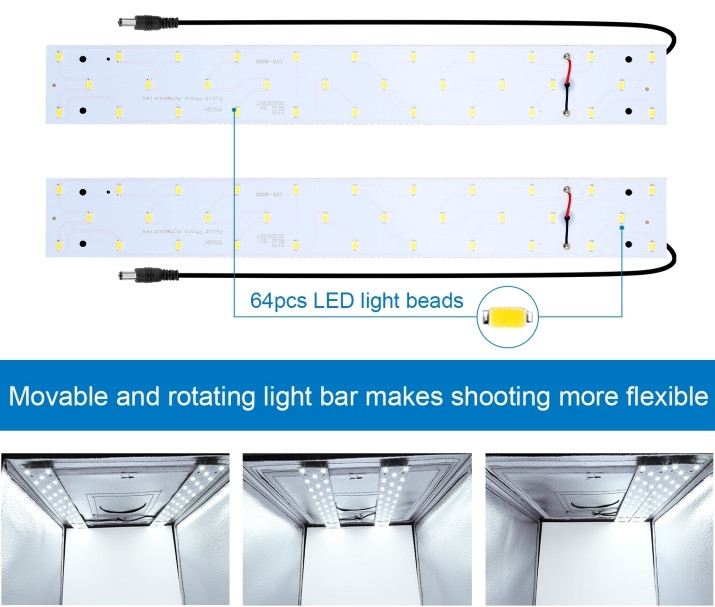 Фотобокс с подсветкой Puluz PU5060EU LED 60x60x60 см.