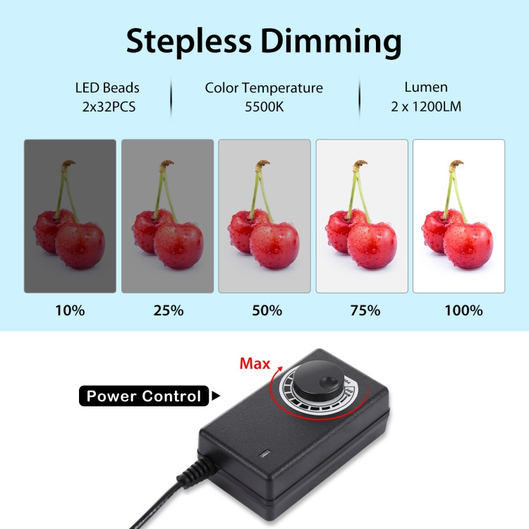 Фотобокс с подсветкой Puluz PU5060EU LED 60x60x60 см.