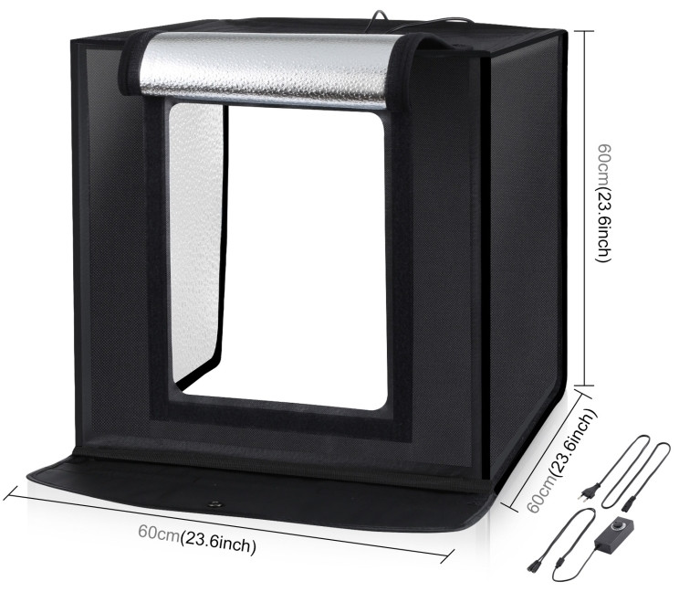 Фотобокс с подсветкой Puluz PU5060EU LED 60x60x60 см.