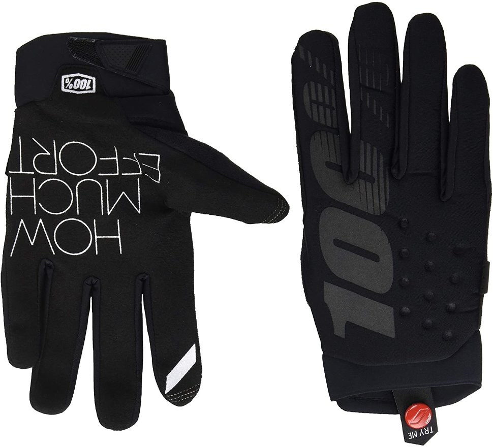 Дитячі Мотоперчатки Ride 100% Brisker Cold Weather Black