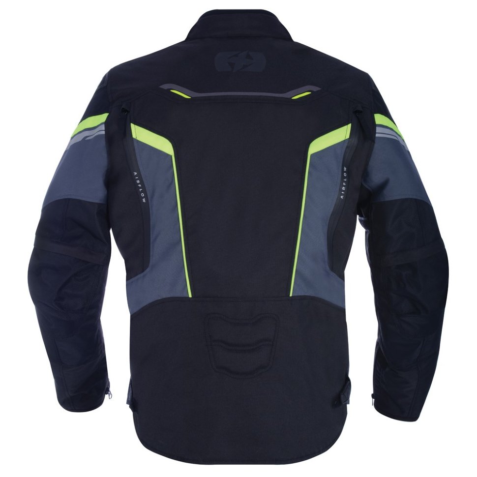 Мотокуртка мужская Oxford Melbourne 3.0 MS Short Jacket Black/Fluo