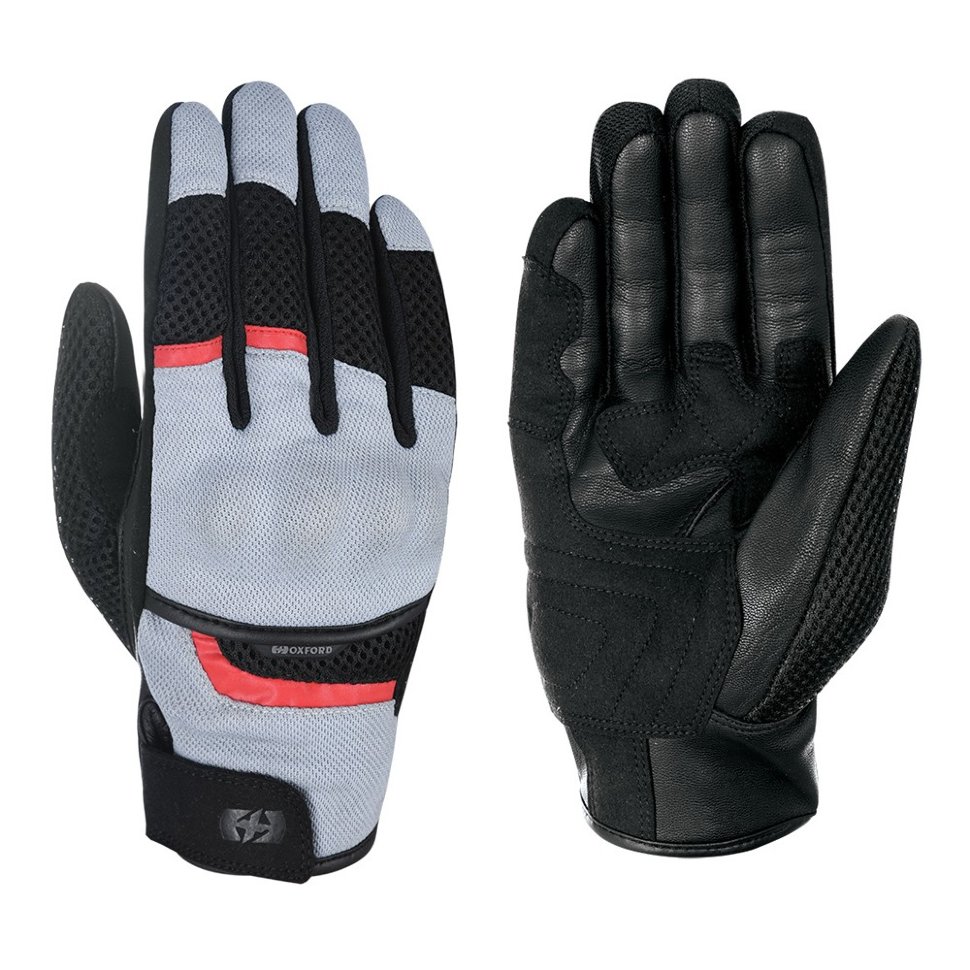 Мотоперчатки текстильні Oxford Brisbane Air MS Short Summer Glove Tech Grey /Black