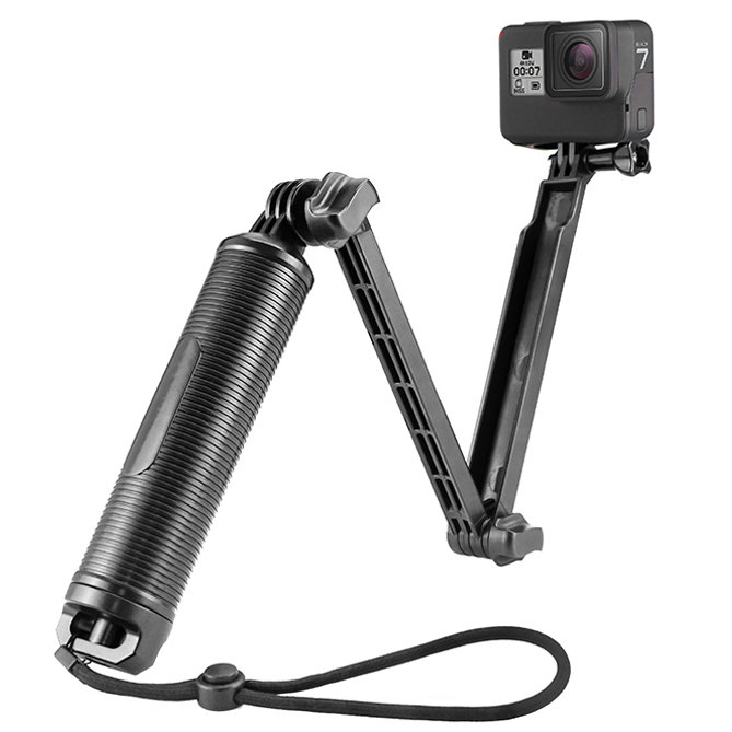 Складной монопод с плавающей ручкой MSCAM 3-WAY Floating Selfie Stick for GoPro, SJCAM