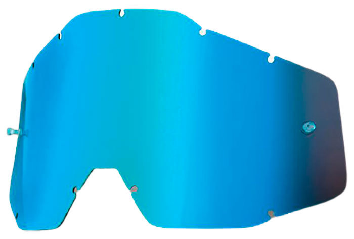 Линза к очкам Ride 100% Racecraft/Accuri/Strata Replacement Lens Anti-Fog Blue Mirror/Blue (51002-002-02)